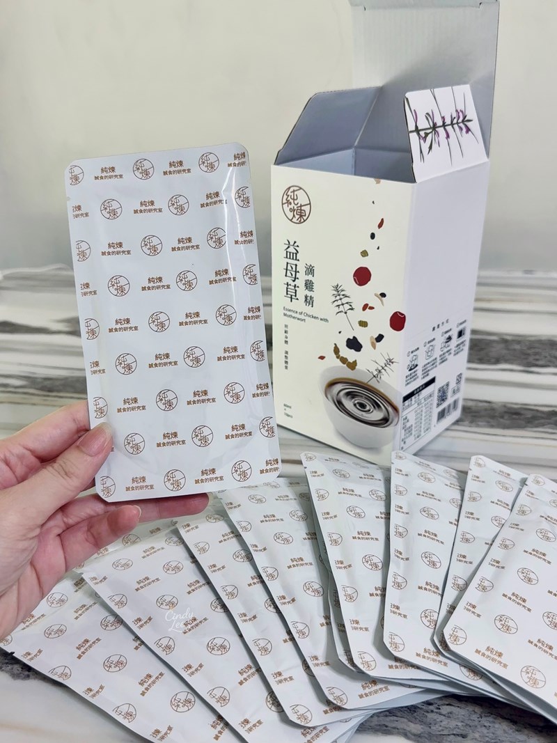 [美食]純煉營養研究室【益母草滴雞精+黃金蜆滴雞精】Cind
